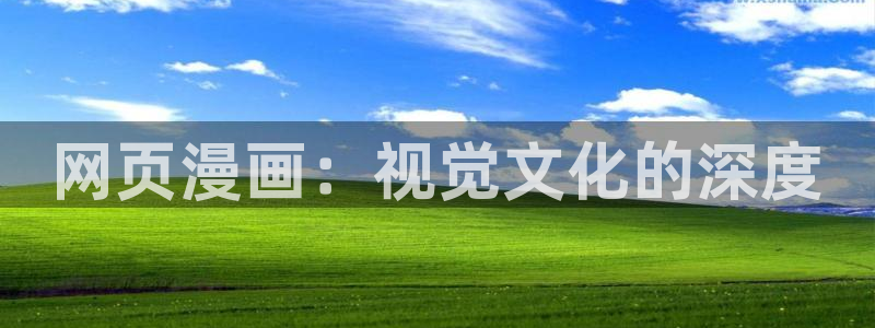 漫蛙免费漫画页面入口：网页漫画：视觉文化的深度
